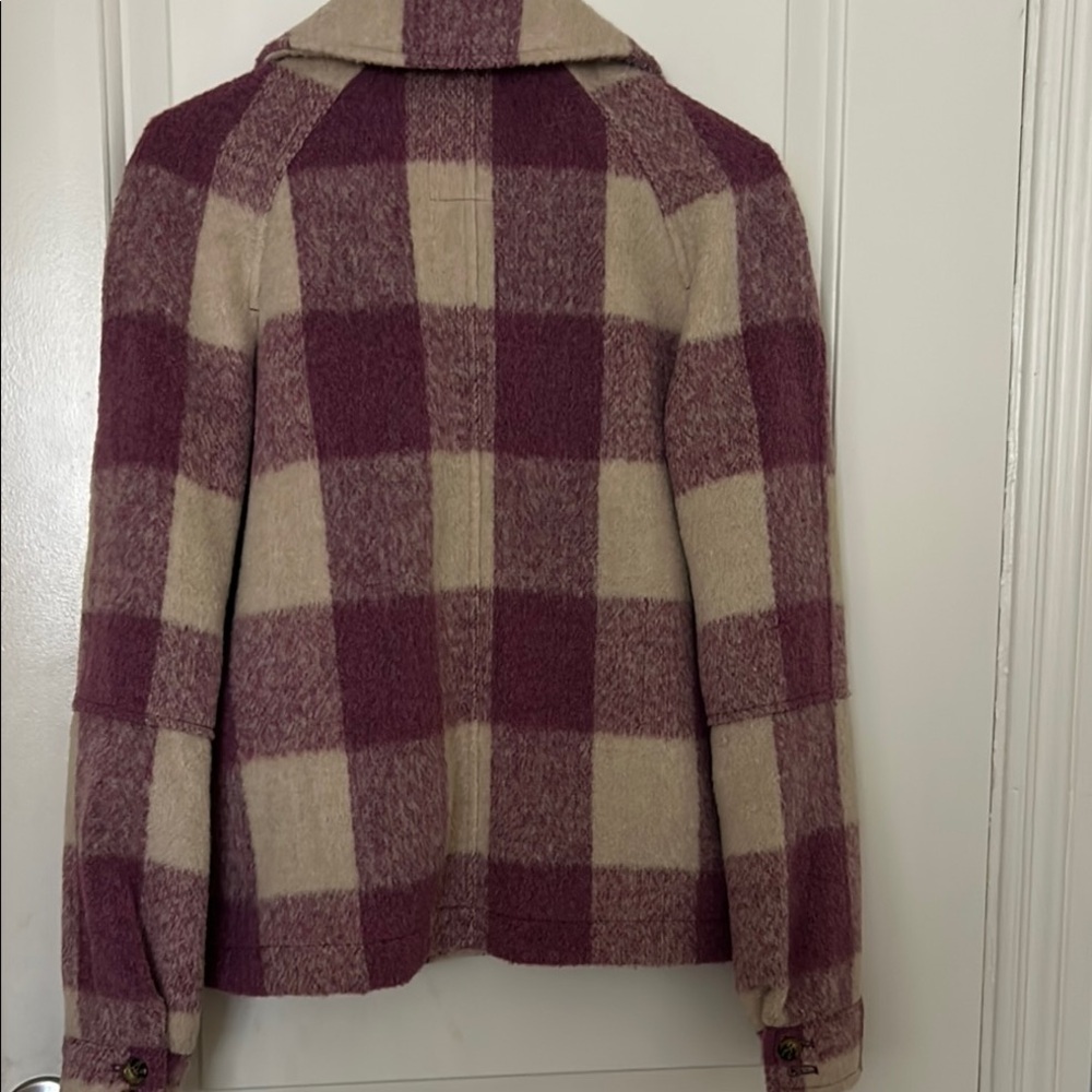 Avec Les Filles Pink and Cream Jacket Cozy Style - Picture 4 of 7